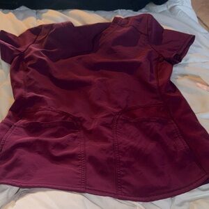 Women's nurse Burgundy Top